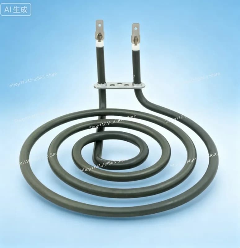 Elemento Riscaldante Elettrico in Acciaio Inossidabile 220V 1400/1500W a 4 Anelli Tipo a Spirale per Friggitrice ad Aria e Forno