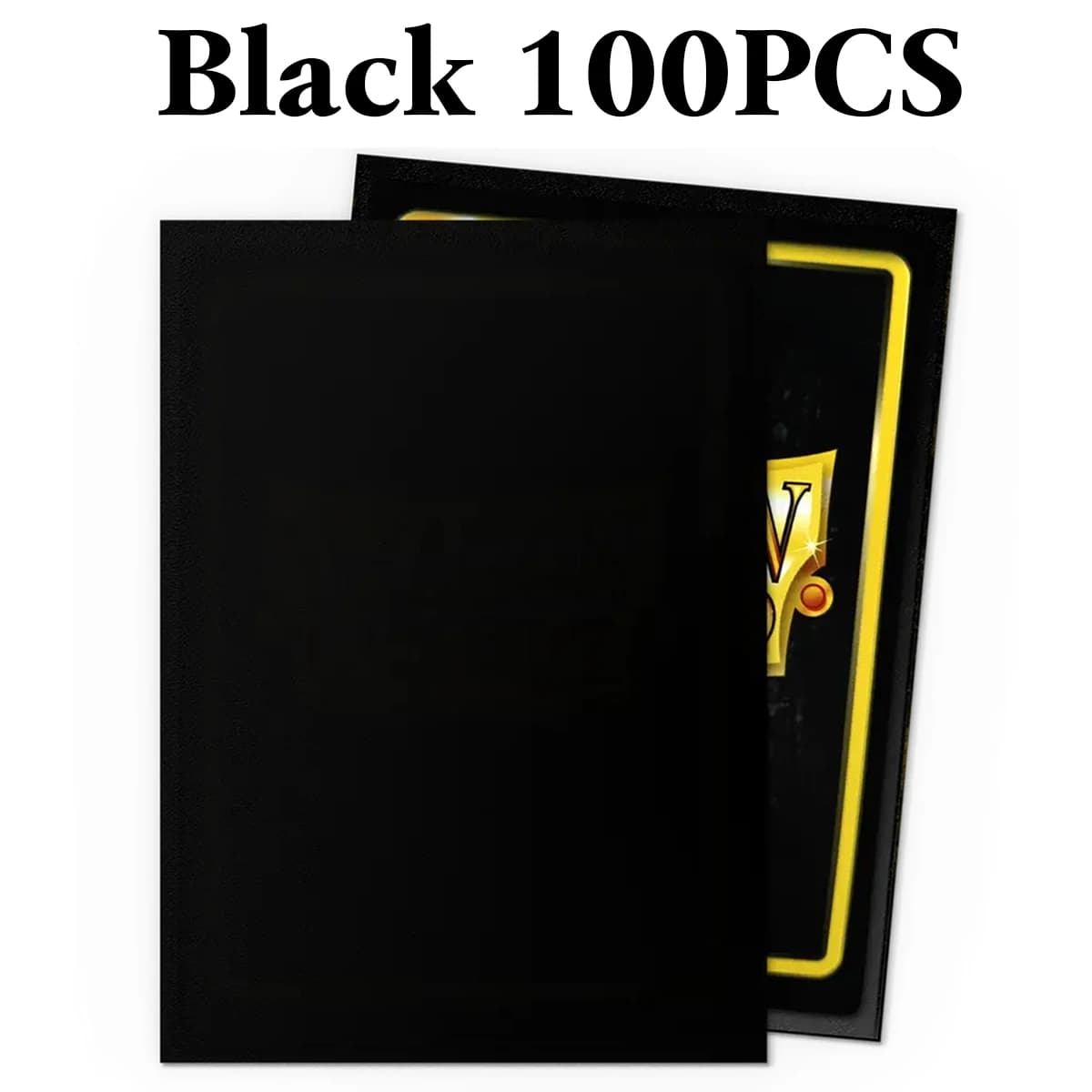 66X91mm 100 PZ/SCATOLA Custodie Protettive Nere Opache Dragon Shield per Carte OPCG/PTCG/FAB, per Giochi da Tavolo di Livello Competitivo