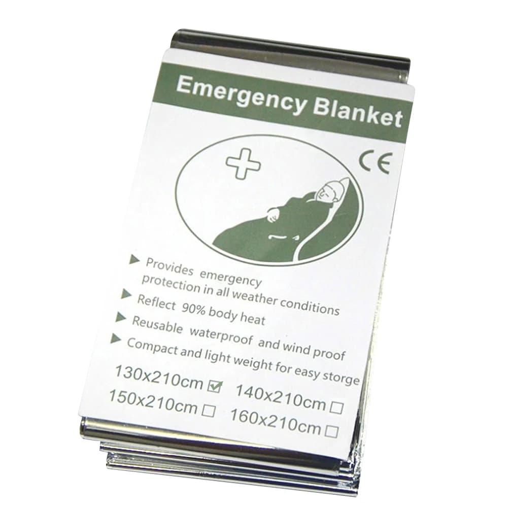 Rescue First Aid Kit Camp Keep Foil Lifesave Warm Heat Bushcraft Outdoor Blanket