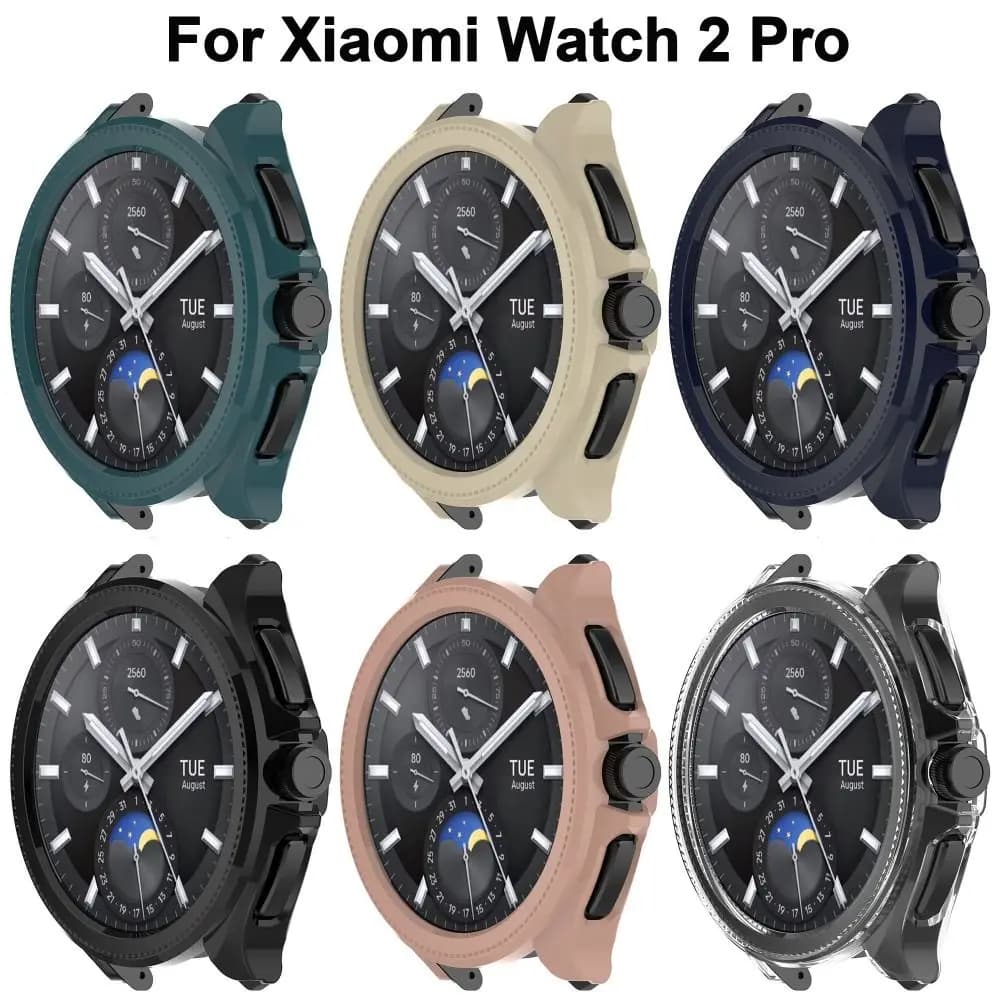 Nuovo paraurti copertura per PC guscio rigido protezione per schermo intelligente accessori cornice protettiva per orologio per Xiaomi Watch 2 Pro