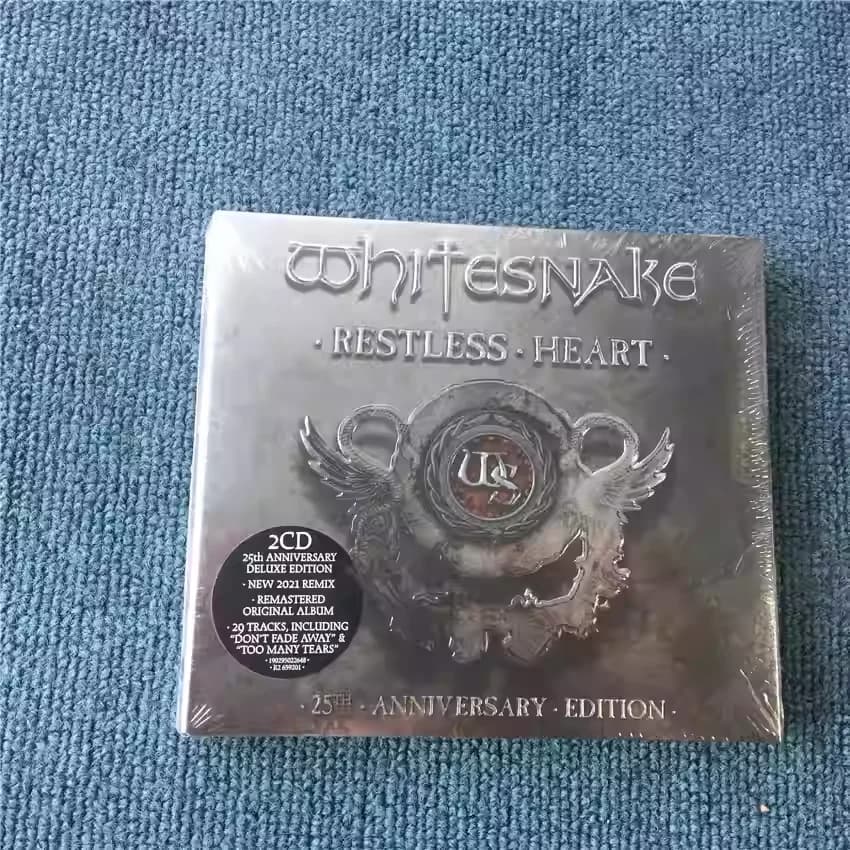 Album Classico di Hard Rock e Blues Rock, CD Musicale Whitesnake, Restless Heart, Regalo per Appassionati di Musica, Walkman, Soundtrack per Auto