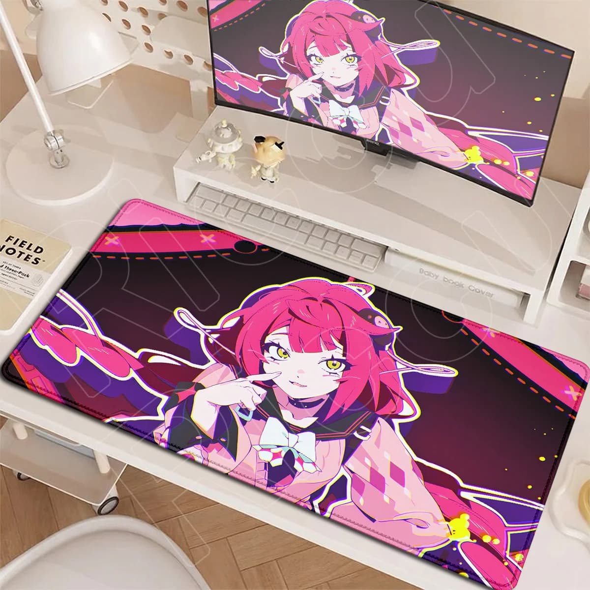 Non-slip Laptop Keyboard Mat Cute Anime Girl Desktop Rug Hot Zenless Zone Zero Ukinami Yuzuha Alice Mouse Pad ZZZ PC Accessories