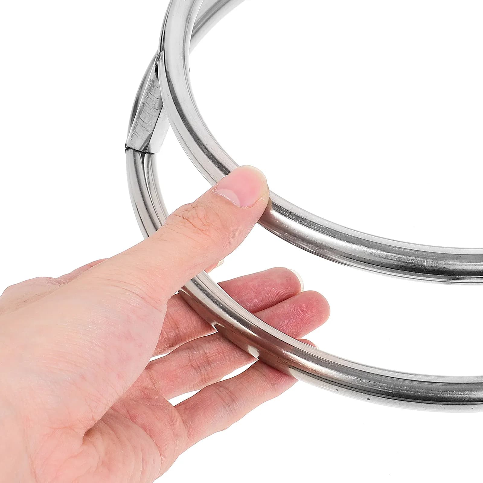 Supporto per Pentole in Acciaio Inox Multifunzione, Porta Wok per Cucina, Campeggio, Griglia, Fornello, Braciere, Treppiede Resistente al Calore per Piano di Lavoro