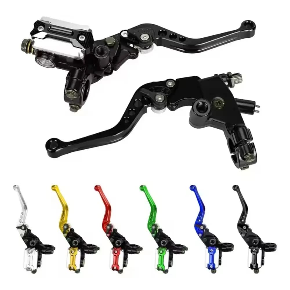 Universal 22mm Multi-Purpose Hydraulic Brake Pump with Adjustable Lever for Motorcycles & E-Bikes