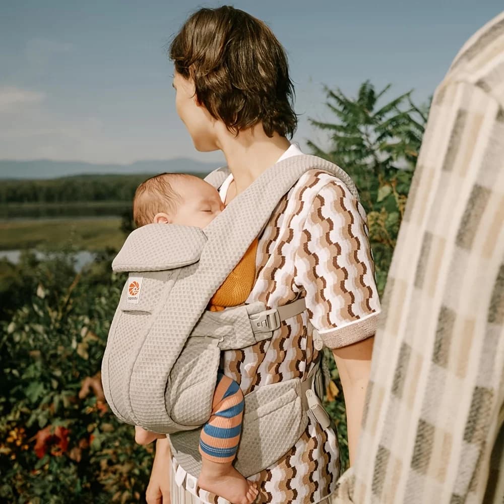 egobaby Deluxe marsupio regolabile per neonati, cintura per il sonno, marsupio traspirante, un must per i viaggi, morbido e delicato sulla pelle