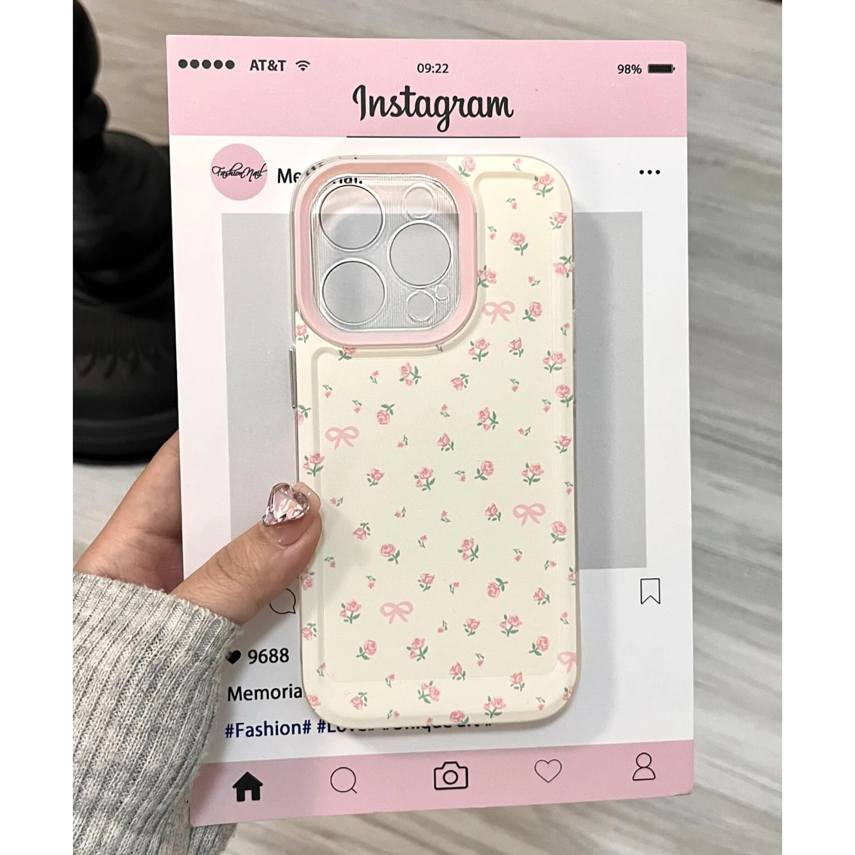 Cushionable cute pink floral Korean Ins delicate pink cream for iPhone 16 E 15 14 13 12 11 Pro XS Max 7 8 Plus Y2K Cover