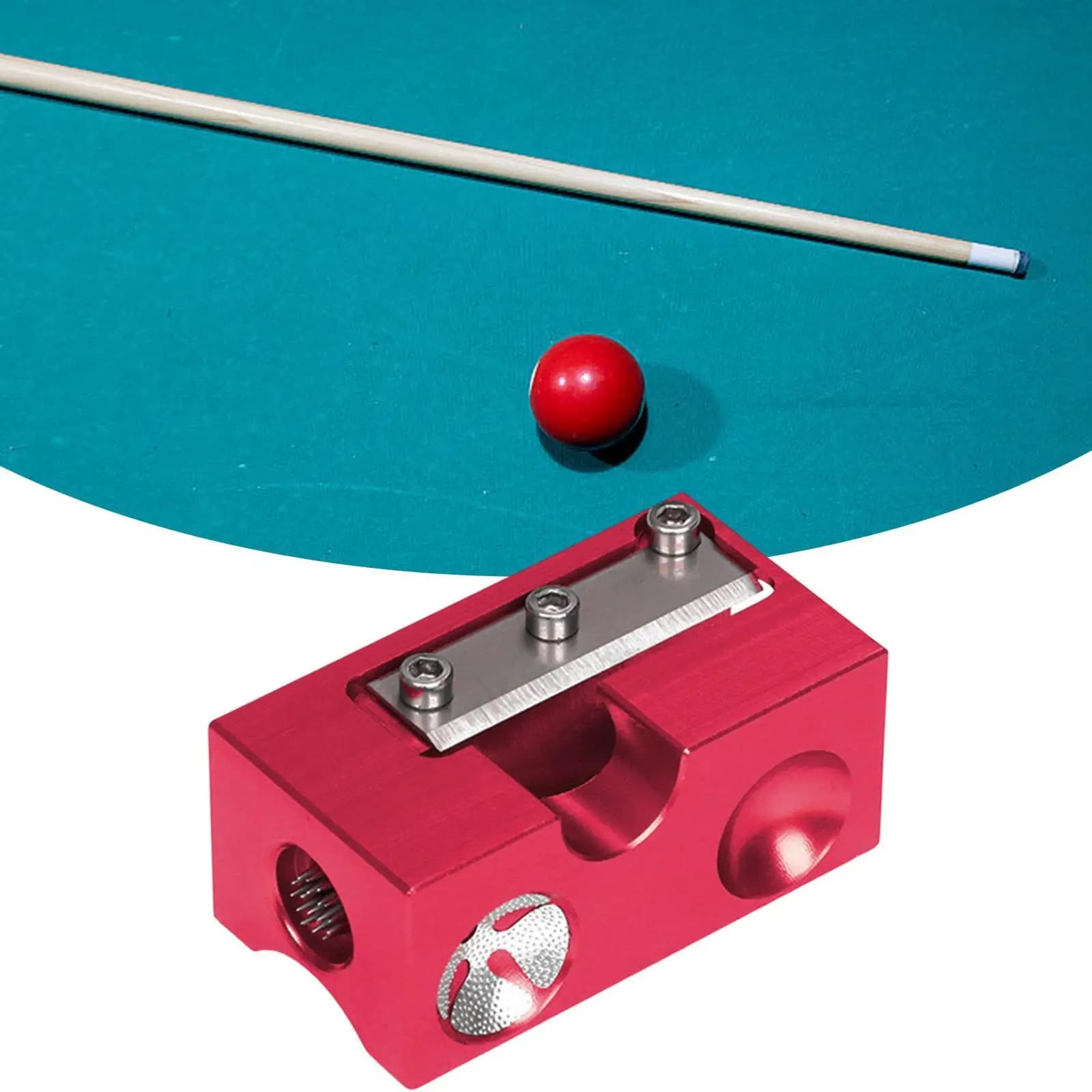 Billiard Cue Tip Shaper 8 in 1 Multi Tool Cue Repair Trimmer Device for Cue Tip Maintenance Supplies