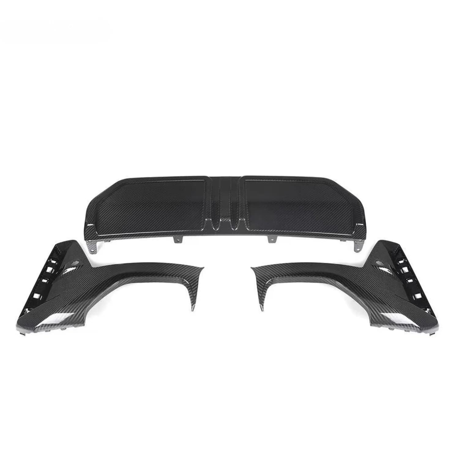Upgraded version2023-IN Car Bumper Suitable for 3 Series G20 G28 MP Style Dry Carbon Fiber Rear Diffuser (medium Standard sq