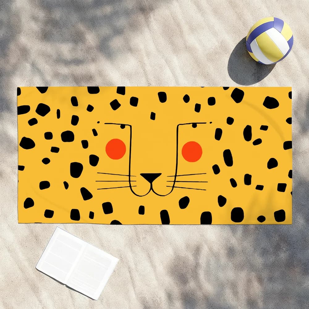 Asciugamano nordico con faccia di tigre, morbido e ad asciugatura rapida, ideale per doccia, sauna, viaggi, palestra, spa, grande telo mare per uso domestico e all'aperto