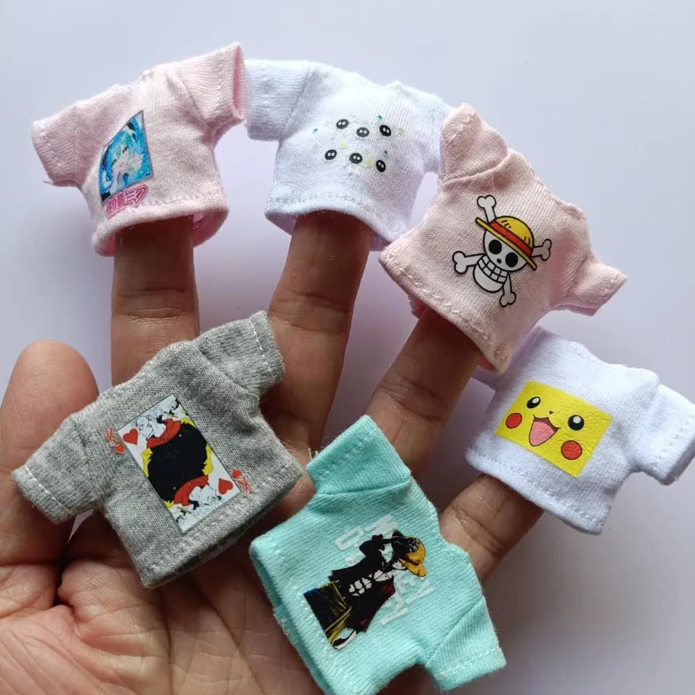 NUOVO 1/12 ob11 Mini Baby 1/12 Bjd Doll cartoon Cute prin Vestiti 16cm Bambini Bambole giocattolo per bambini per il compleanno Gif Baby Animal Toys