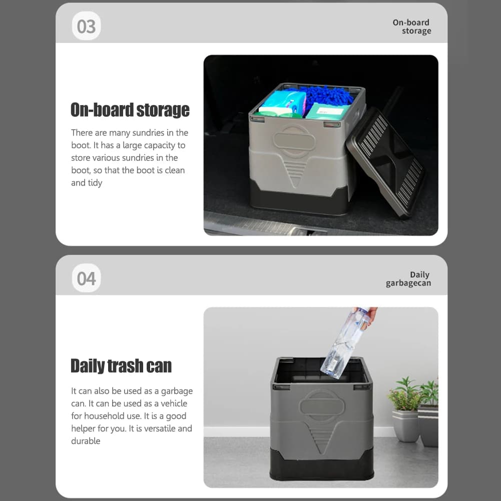 Folding Toilet Portable Outdoor Folding Toilet Strong Bearing Capacity Reusable Trash Can for Camping Hiking Trips