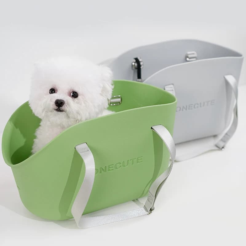 Borsa da trasporto per animali domestici in EVA, zaino a spalla per cani e gatti impermeabile e traspirante, portatile leggero per viaggi all'aperto di piccoli animali