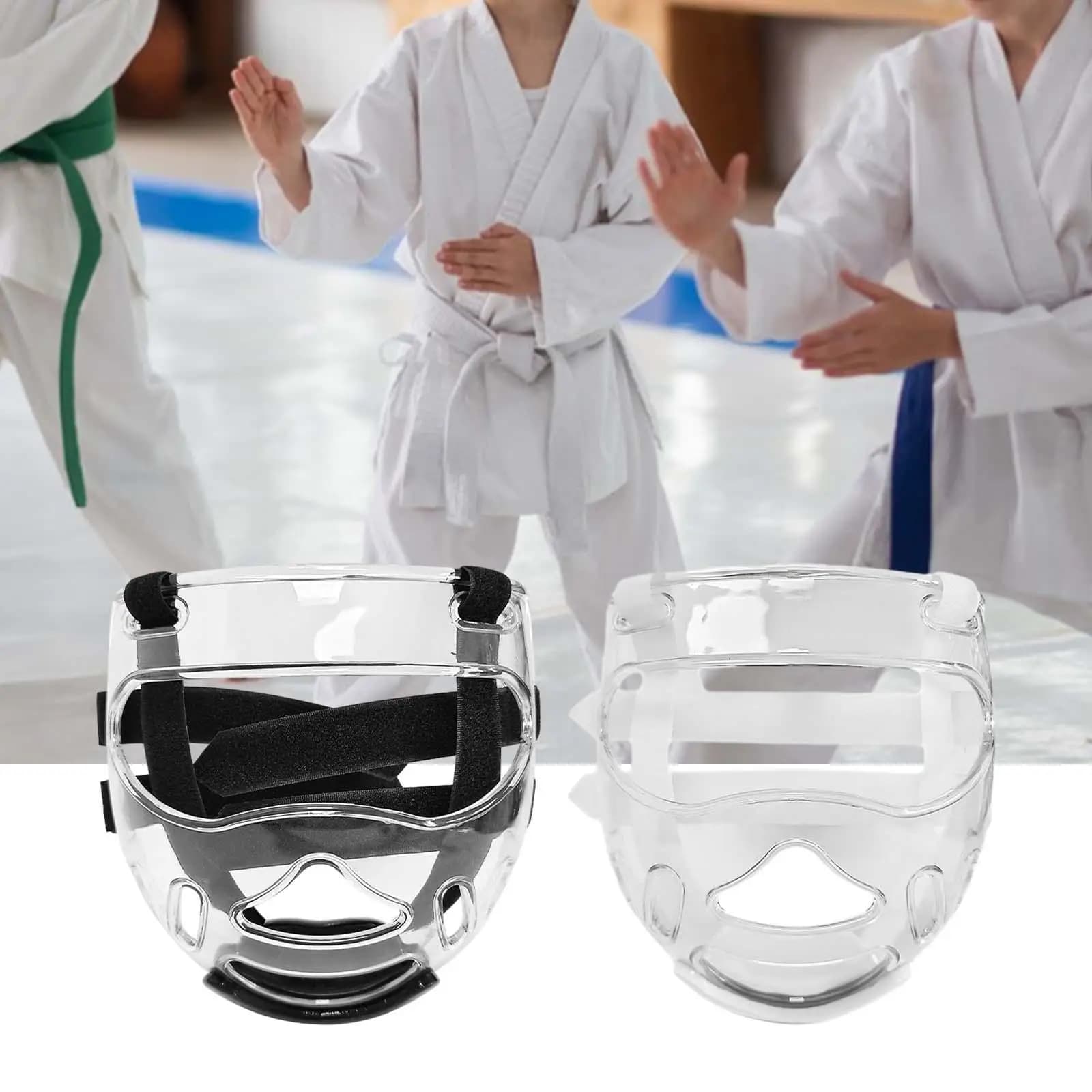 Maschera Protettiva per Taekwondo, Scudo Facciale per Allenamento, Boxe, Combattimento, Sanda e Grappling