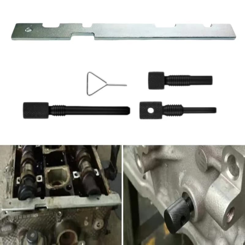 Kit di strumenti di allineamento distribuzione camma adatto per Ford Fiesta Focus Mazda Volvo/Duratec 1.8 2.0 2.3 Motori Strumento di bloccaggio impostazione albero a camme