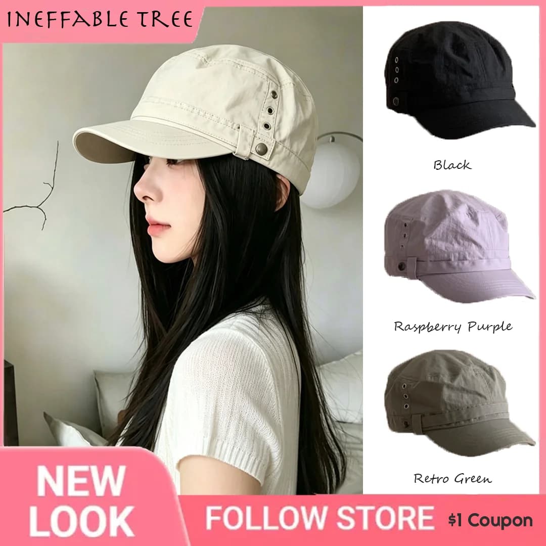 All Season Quick Dry Flat Top Equestrian Hat Large 60-65CM Head UV Protection Newsboy Cap Oversized Sun Hat for Daily Outdoor