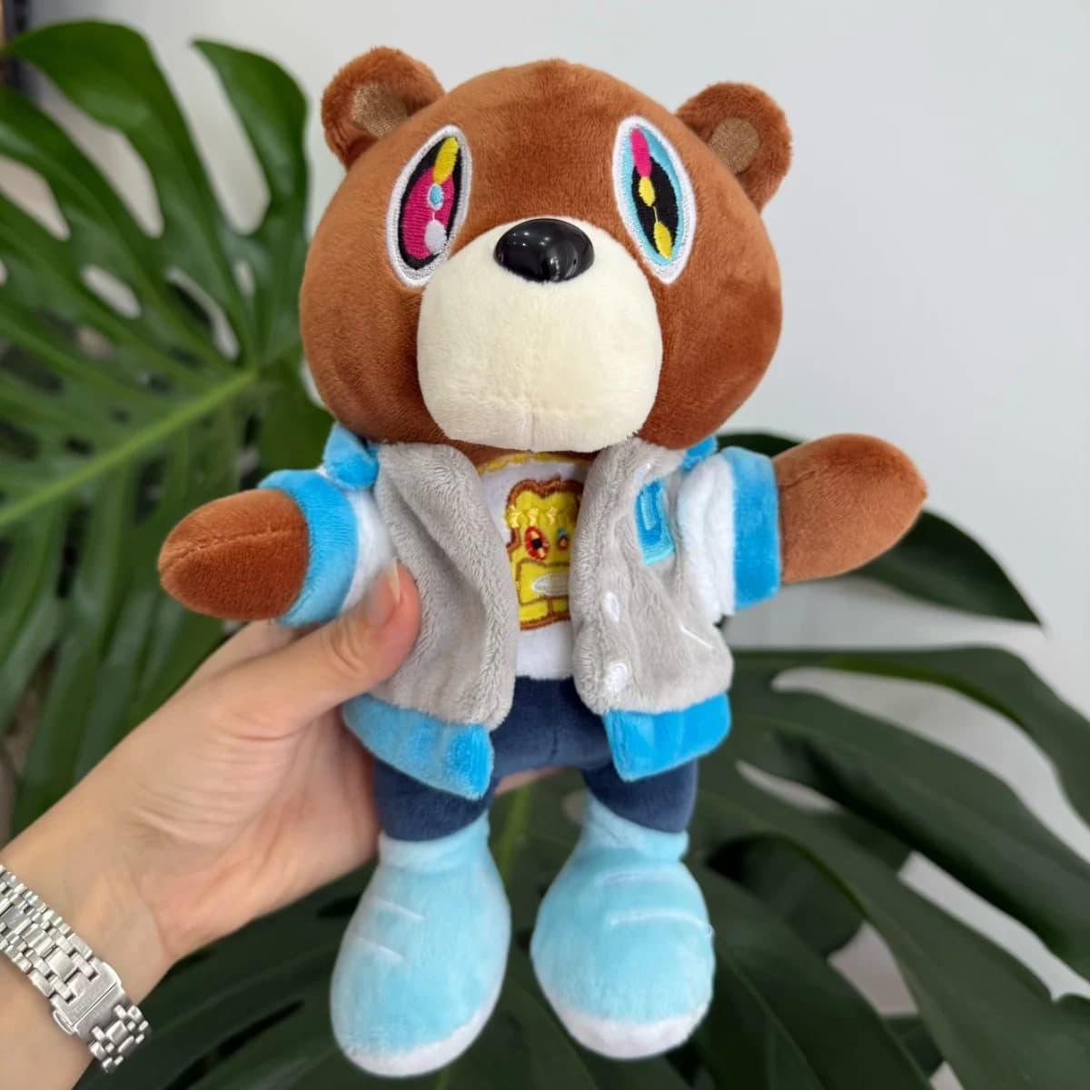 Kawaii Kanye Dropout Bear Teddy Bear giocattoli di peluche Kanye West laurea morbida farcita Home Room Decor regalo di compleanno
