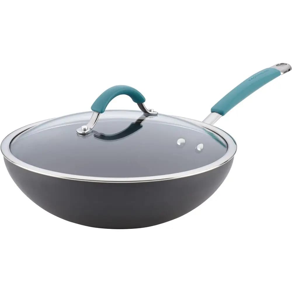 Padella antiaderente da 11 pollici con manici blu Agave