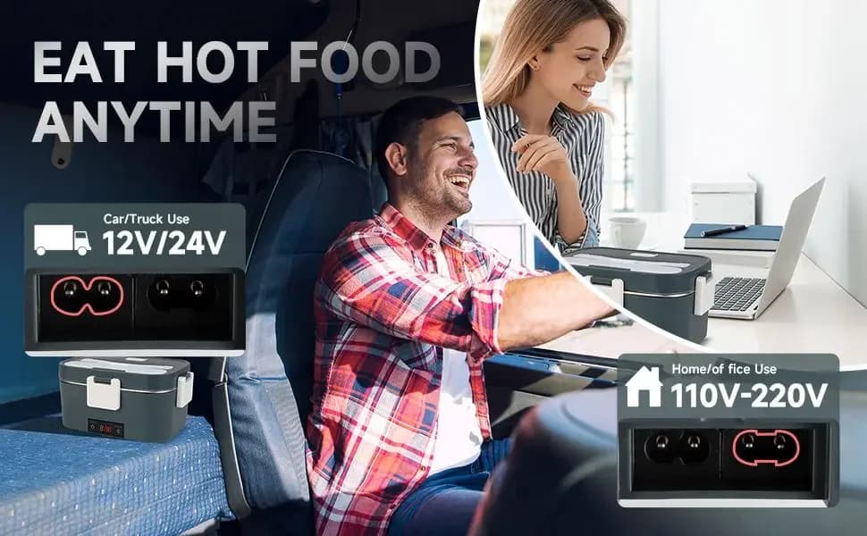 Scaldavivande Intelligente per Auto con Regolazione della Temperatura, Contenitore Termico Multifunzione per Auto e Casa