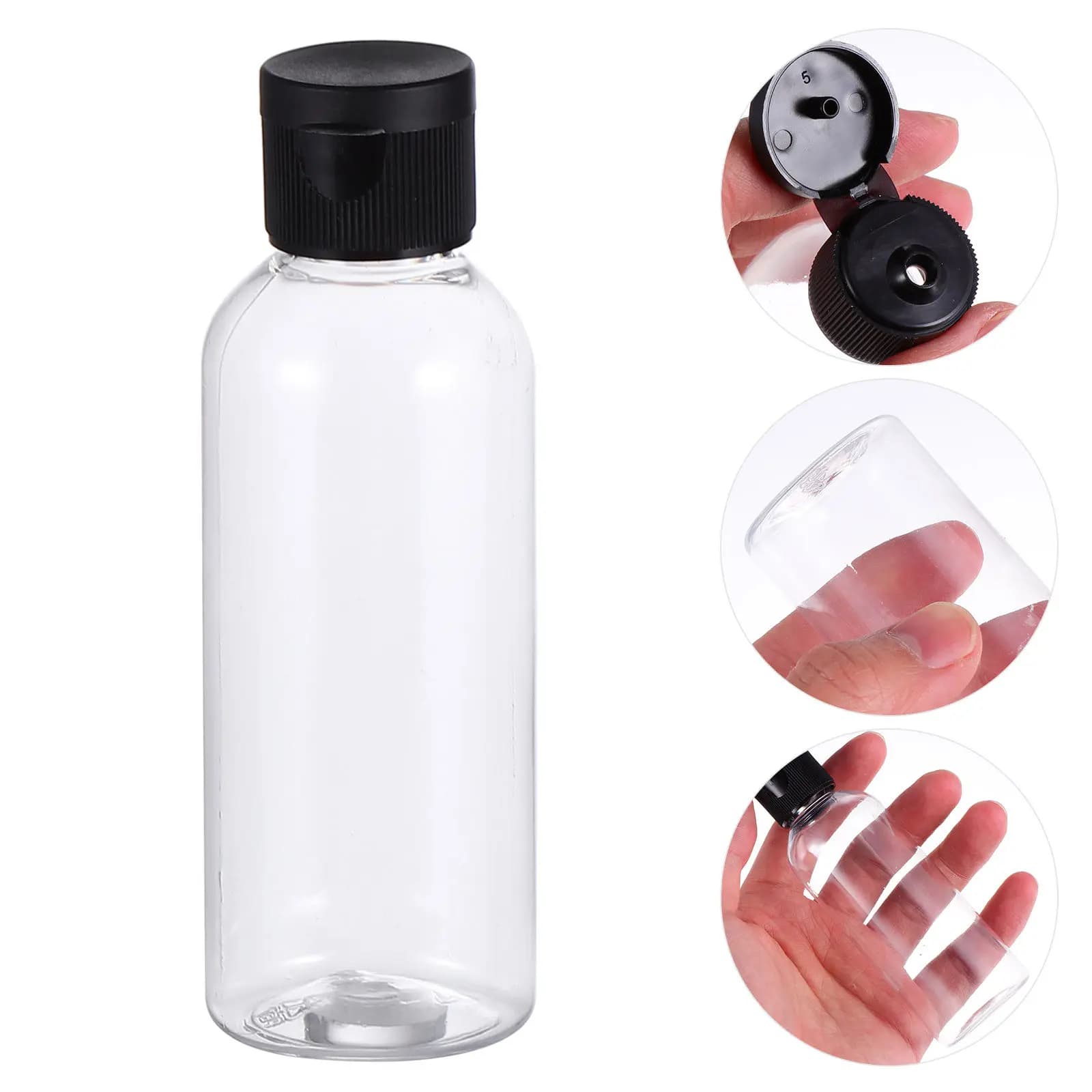 30 flaconi da viaggio ricaricabili, portatili, leggeri, vuoti, per shampoo, sapone, dispenser per articoli da toeletta
