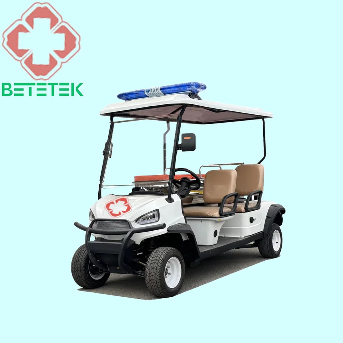 Electric Ambulance Vehicle Medical Cart Stretcher First Aid Emergency Aid l Buggy Golf Cart Kit