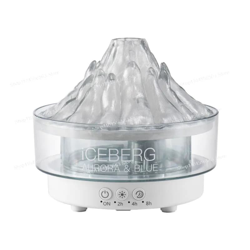 Umidificatore Glacier, simulazione colorata USB domestica, macchina per aromaterapia