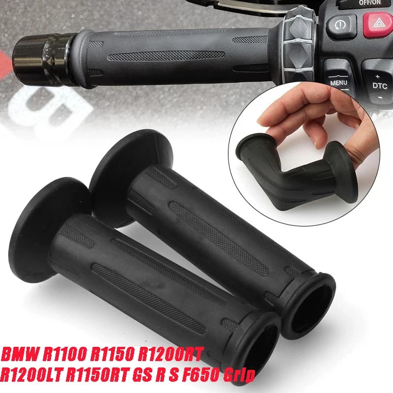 Moto Nero Manubrio Manopole Bar Copertura Per BMW R1100 R1150 R1200RT R1200LT R1150RT GS RS F650 Grip