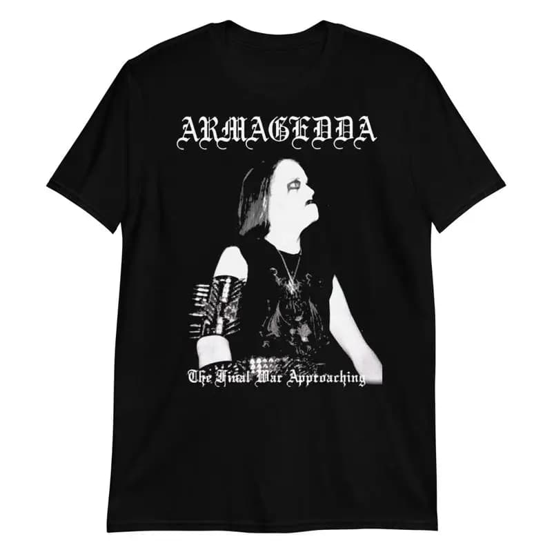 Armagedda TS Warloghe Satanic Warmaster Darkthrone Sohrin Nastrond Dissection T shirt