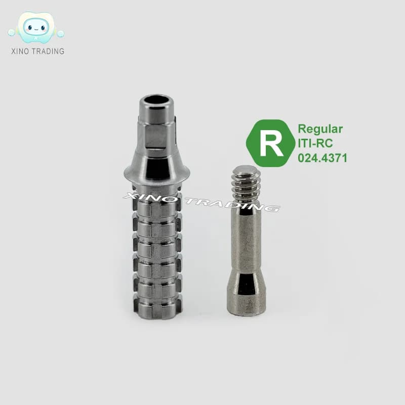 1 Set For Straumann BL RC Temporary Abutment 024.4371 Dental Implant ITI Bone Level NC Titanium Abutment 024.2371