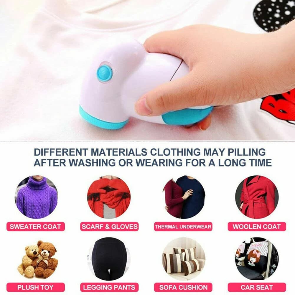 Electric Lint Remover Sweater Pilling Machine Portable Clothes Fabric Shaver Hair Ball Trimmer Fluff Wool Granule Pellet Shaver