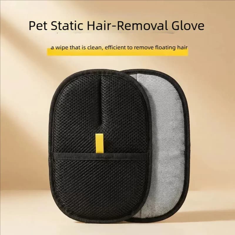 Upgrade Efficient Pet Grooming Gloves Reusable Cat Dog Hair Removal Tool Portable Fur Remover for Pets Sofa Furniture Cleaning