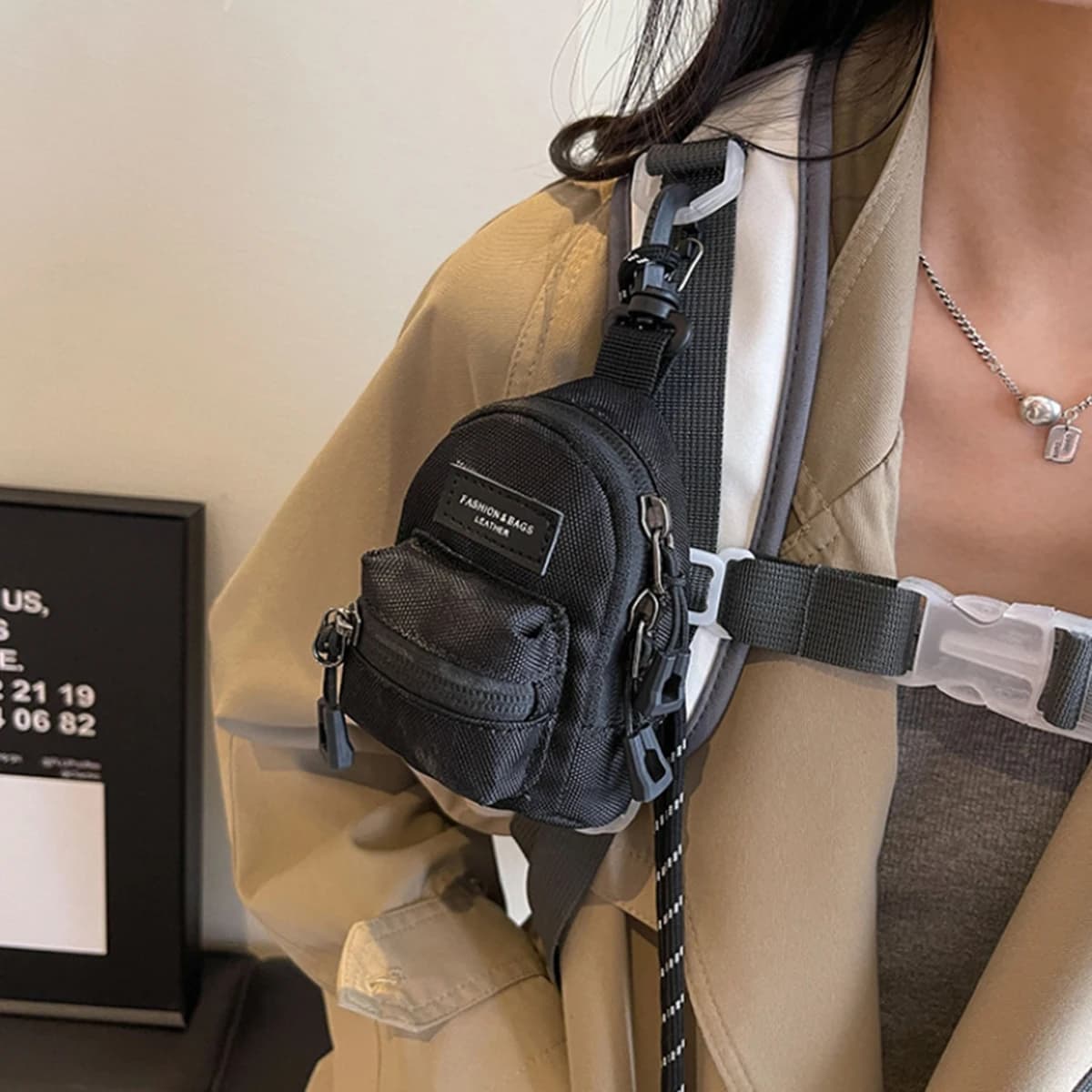 Fashionable outdoor coin purse in Korean style, exquisite single shoulder bag for women, travel headphones, coin holders, 1 set