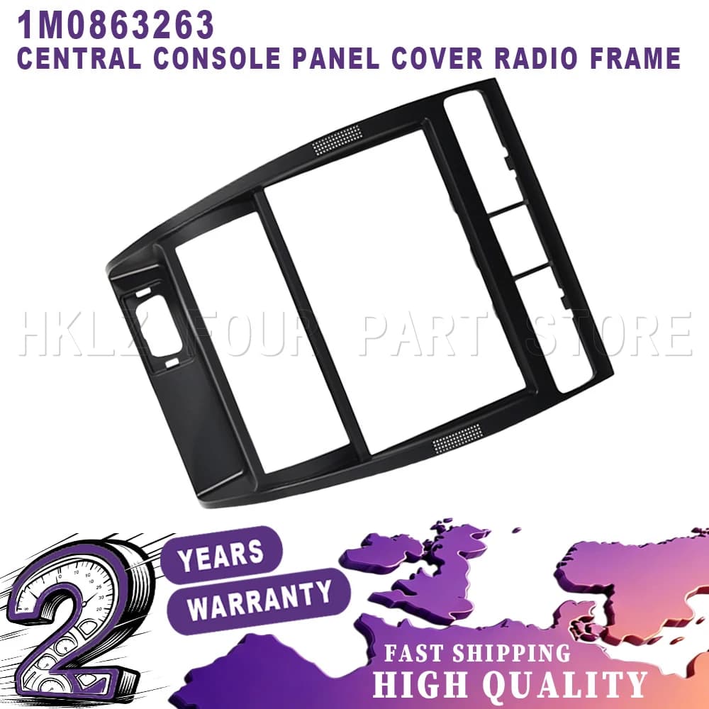 New Air Outlet Radio Frame Central Console Panel Cover Easy Installation car accessories For Seat Leon Mk1 Toledo Mk2 1998-2006