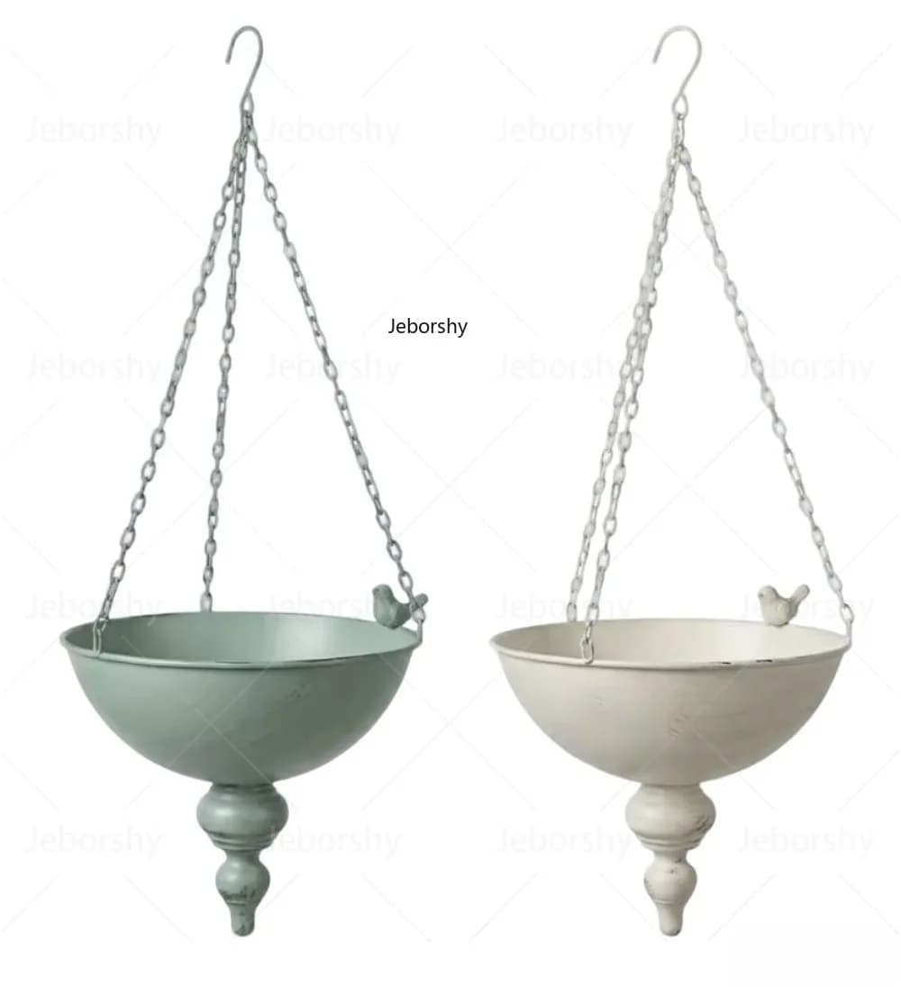 Cesto Portafiori da Esterno, Fioriera Sospesa per Balcone, Patio, Giardino, Decorazione Casa
