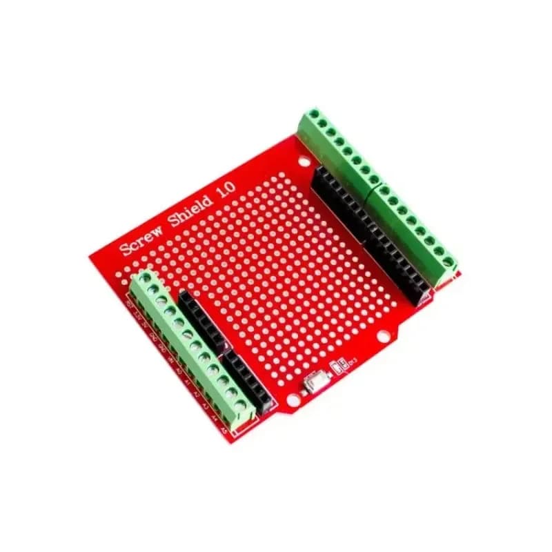 Prototipo Scudo a vite Scheda di espansione Terminale assemblato Proto Shield PCB IO a doppia faccia Saldatura per Arduino UNO Mega2560 One