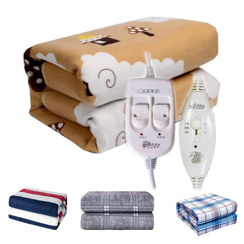 Coperta elettrica 110-220V Riscaldatore Manta Electrica Smart Control Coperta riscaldata Coperta riscaldante elettrica invernale Tappeto Tappetino riscaldato
