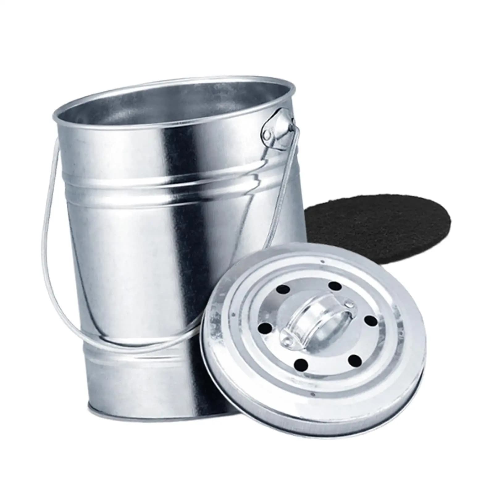 Kitchen Compost Bin Composting Container Includes Inner Bucket Liner Portable