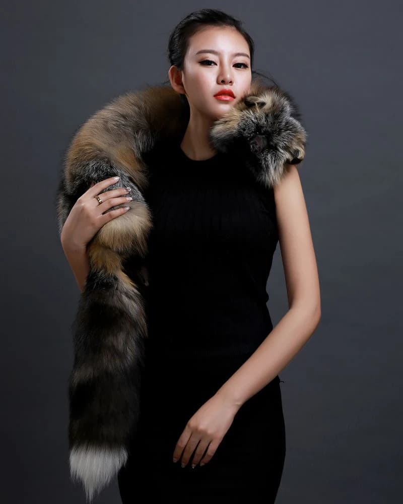 Inverno Caldo Grande Vera Pelliccia di Volpe Collo Cappotto di Pelliccia Naturale Sciarpe di Lusso Delle Donne Degli Uomini Giubbotti Cappuccio Scialle Decor Collo Femminile Sciarpa Avvolge