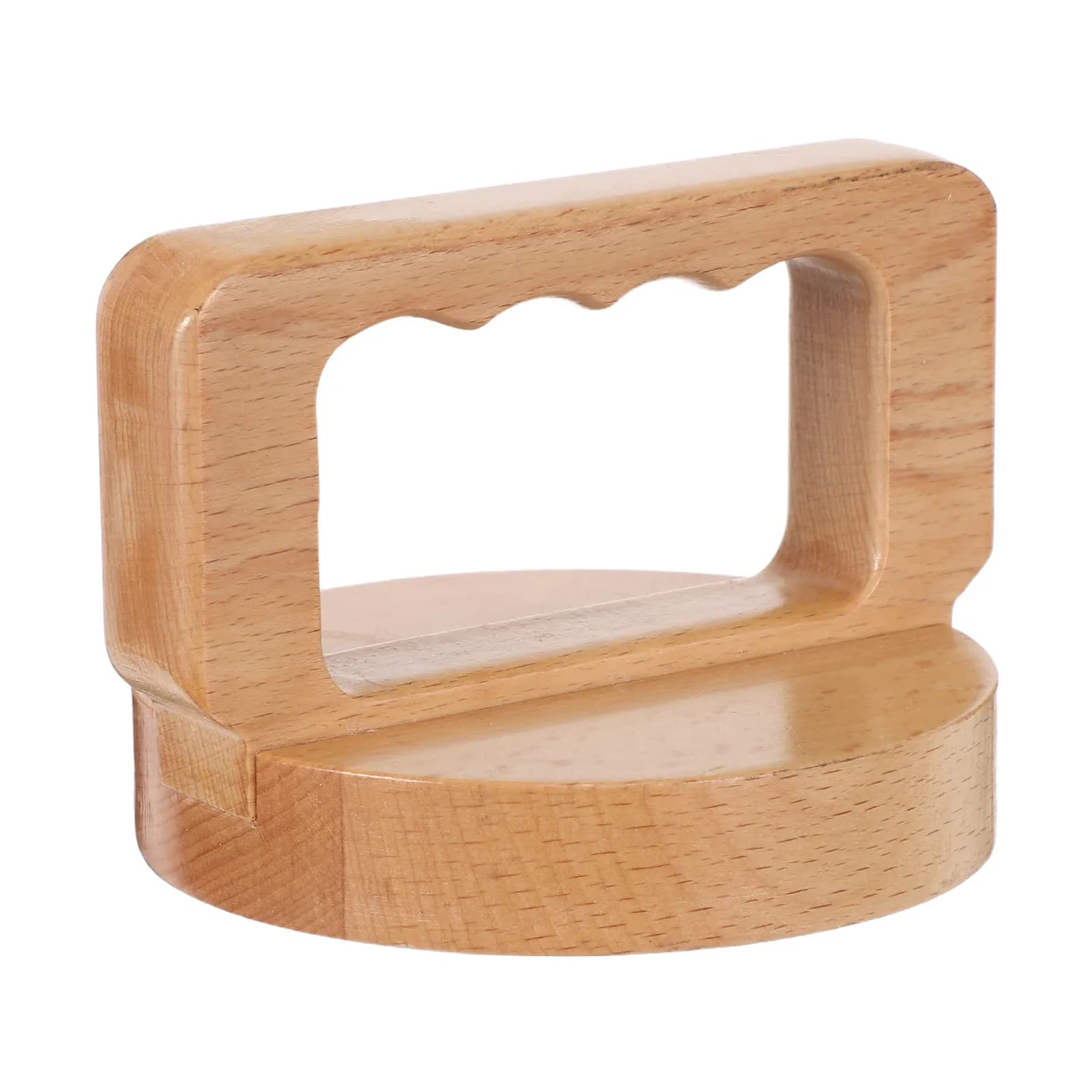 Blocco di legno con impugnatura ergonomica per stampa a blocco, linocut, scrapbooking, stampa a timbro, forniture creative per artigianato