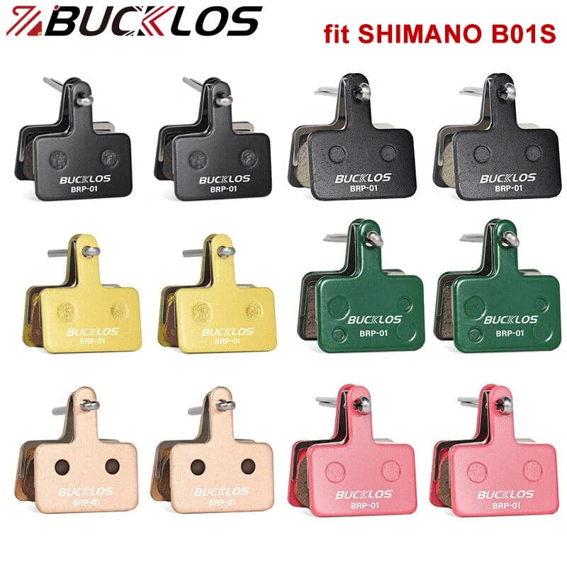 BUCKLOS Pastiglie Freno Bici Bicicletta MTB Pastiglie Disco Idraulico Per SHIMANO MT200 Mountain Road Bike Pastiglie Freno A Disco misura B01S Parte Freno