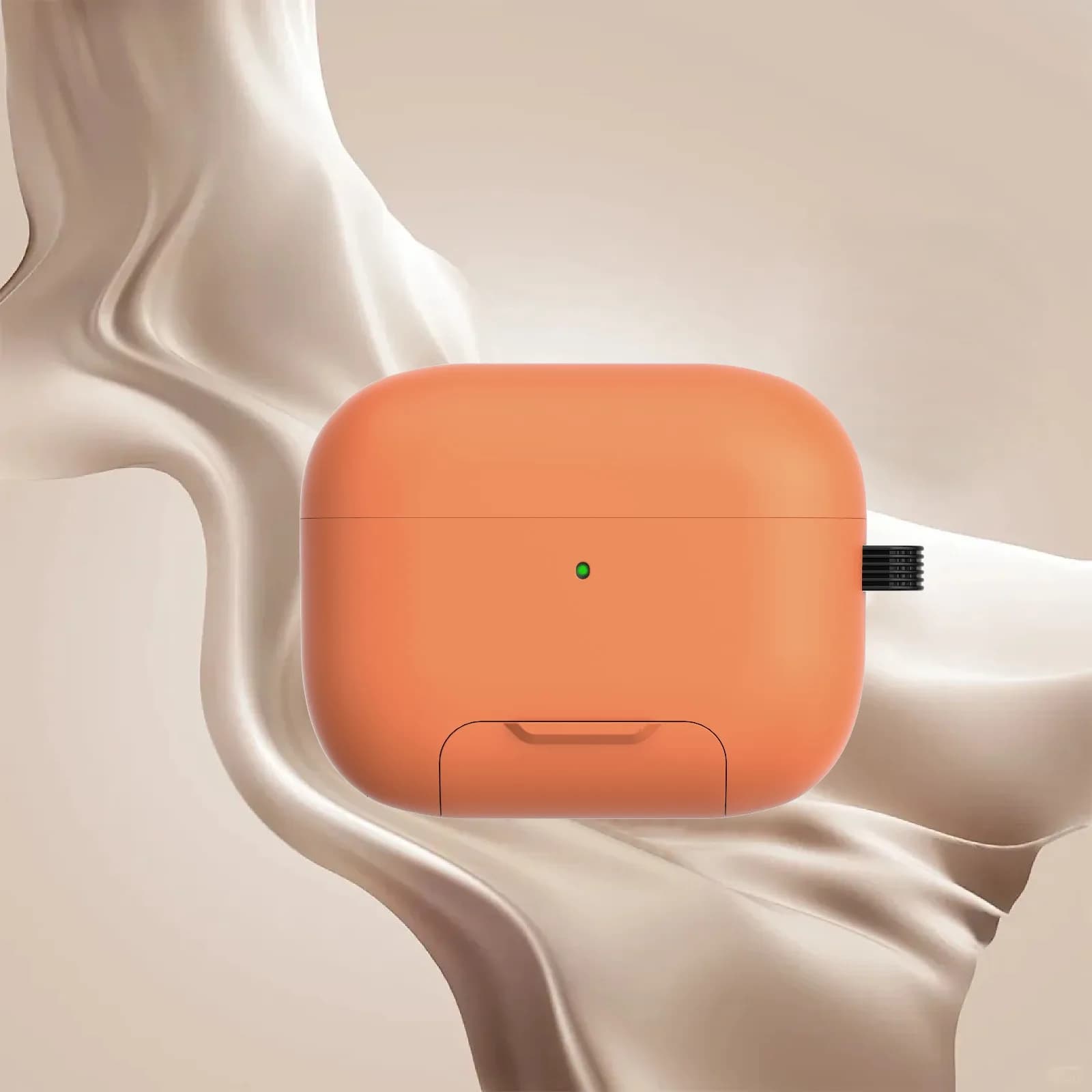 Custodia per auricolari con chiusura magnetica e supporto per telefono per Apple AirPods 4 Pro 3 2, cover protettiva antiurto per cuffie con gancio