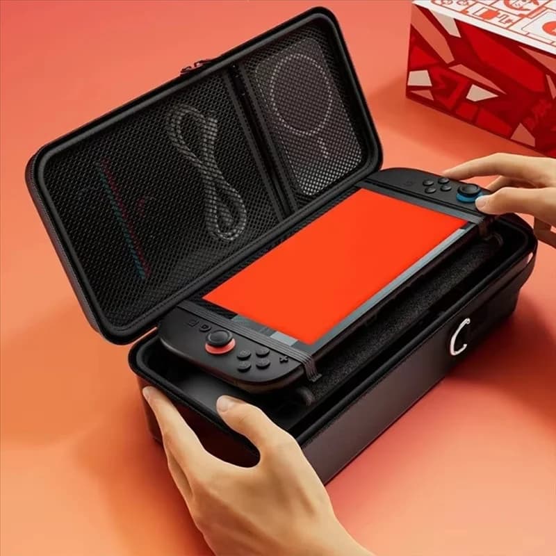 【Design elegante】 Custodia rigida per Nintendo Switch 2 Console di gioco Supporto per supporto Borsa da viaggio per accessori di gioco Switch 2