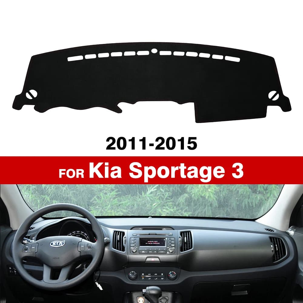 Per Kia Sportage 3 2011 2012 2013 2014 2015 Dash Zerbino Parasole Anti-Uv Tappeti Accessori Auto Cruscotto Copertura