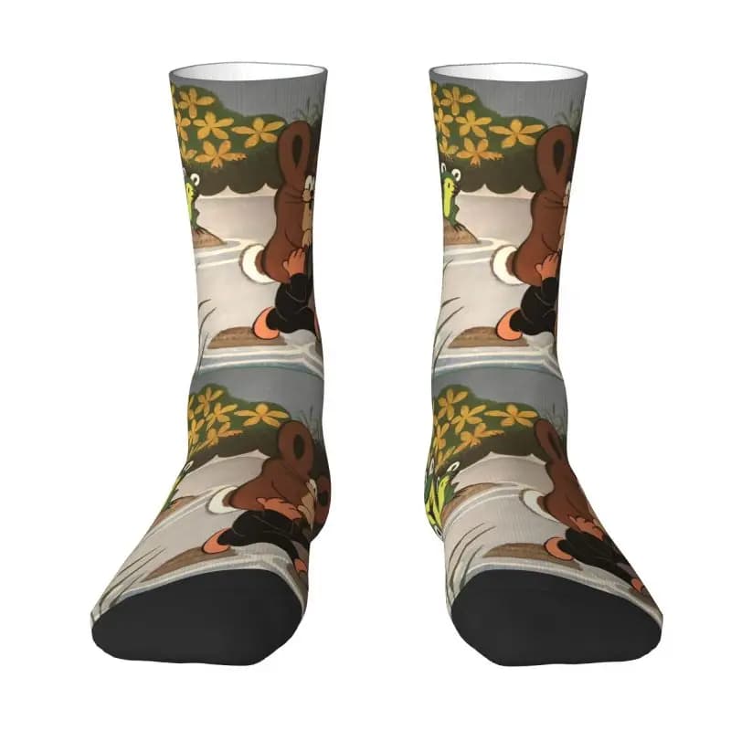 Fashionable Unisex Socks with 3D Printing Krtek Cartoon