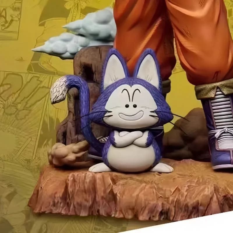 12 cm Dragon Ball Personaggio anime Yamcha Pet Poole Action PVC Figure Modello Collezione di statue Decorazione Giocattoli Regalo di compleanno