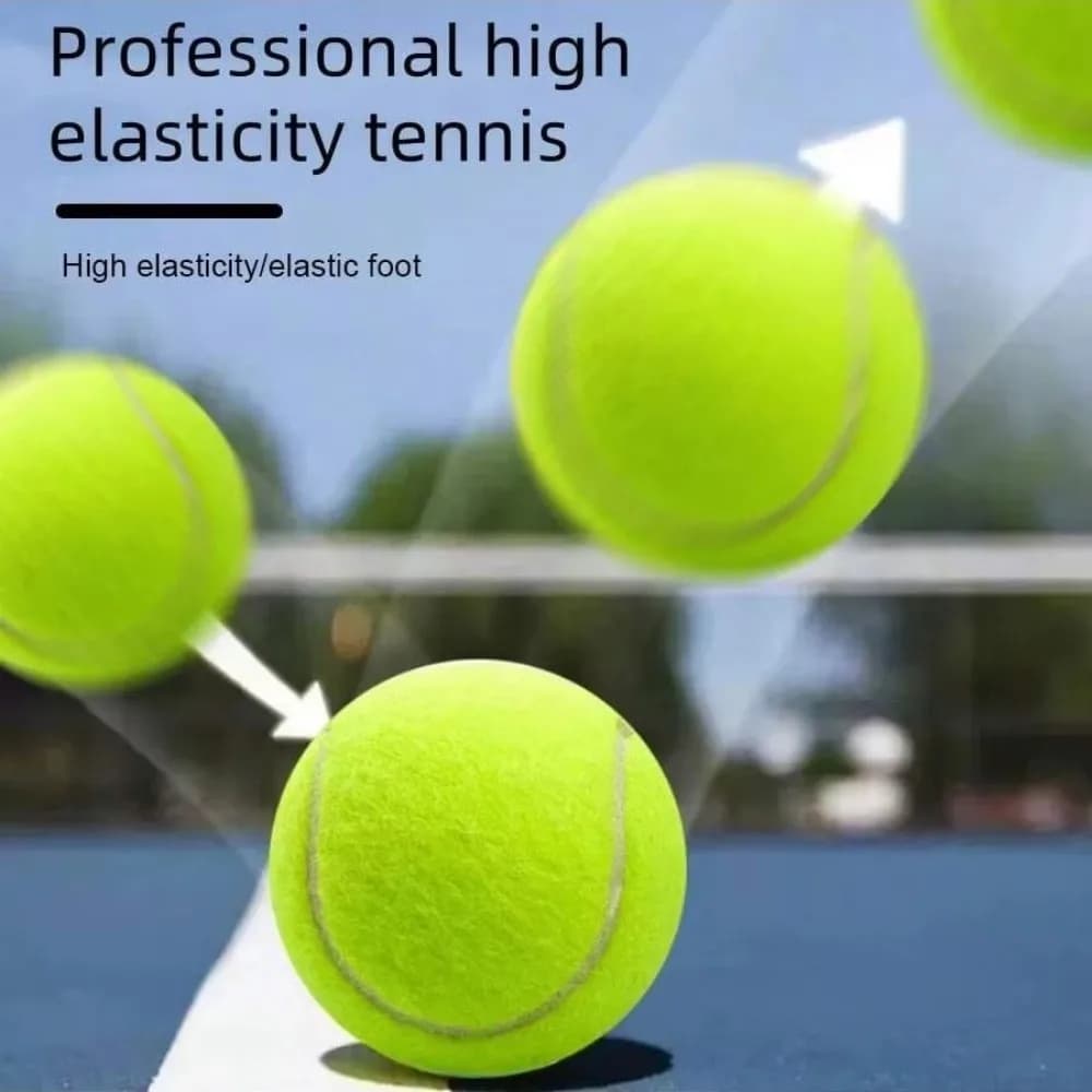Nuove Palline da Tennis Elastiche, Durevoli, Non Tossiche, Palline per Giocare con Animali Domestici, Palla da Allenamento per Cani