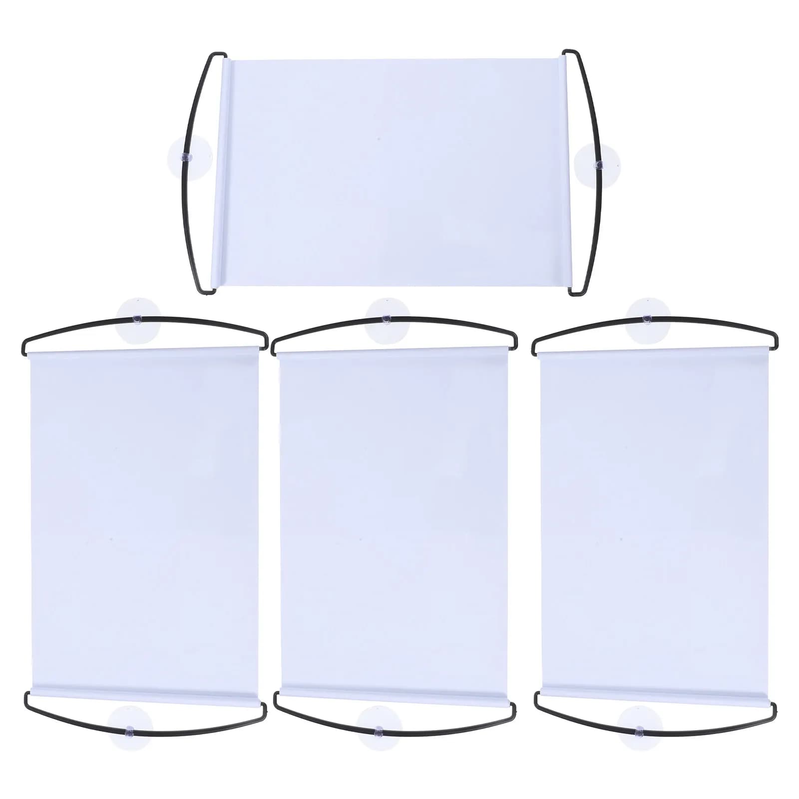 1Set Retractable Handheld Banner Set Easy Pull Extend Retract No Tools Needed DIY Decorate Doodle Sports Cheer Graduation Party