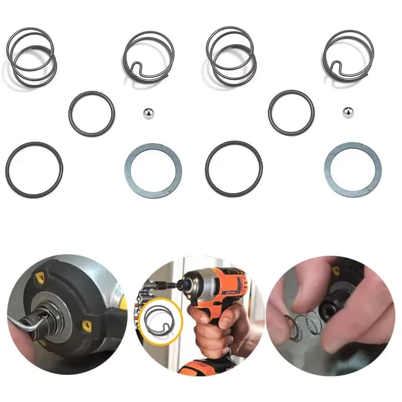 6 piece set Spring Kit for Dewlt Power Tools DCF885 DCF886 Impact Wrench Spring Kit Complete Installation