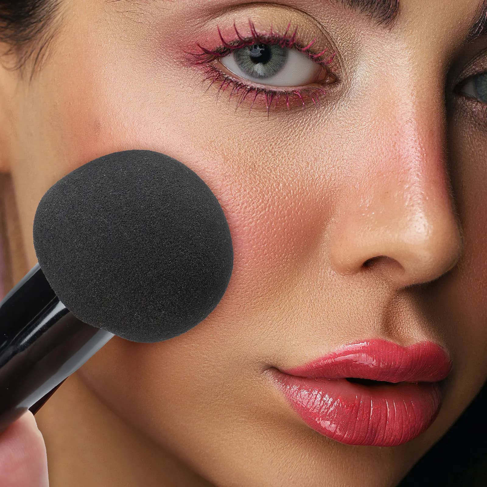 4 pezzi di spugnette per trucco a forma di fungo, morbide al tatto, per fondotinta in polvere, correttore, uso asciutto e bagnato, portatili