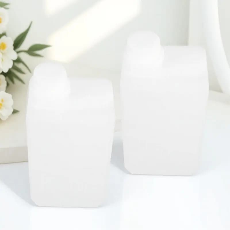 2 Pezzi Bottiglie per Alimenti in HDPE, Contenitori Riutilizzabili per Liquidi, Bottiglie Vuote per Oli e Acqua, 1000ml