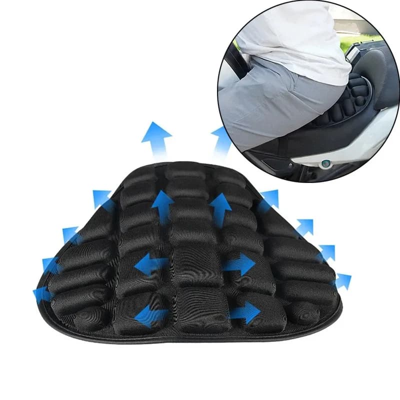 SEAMETAL Seat cushion Black foam Soft and comfortable breathable cushions Electric bike accessories for motorcycles